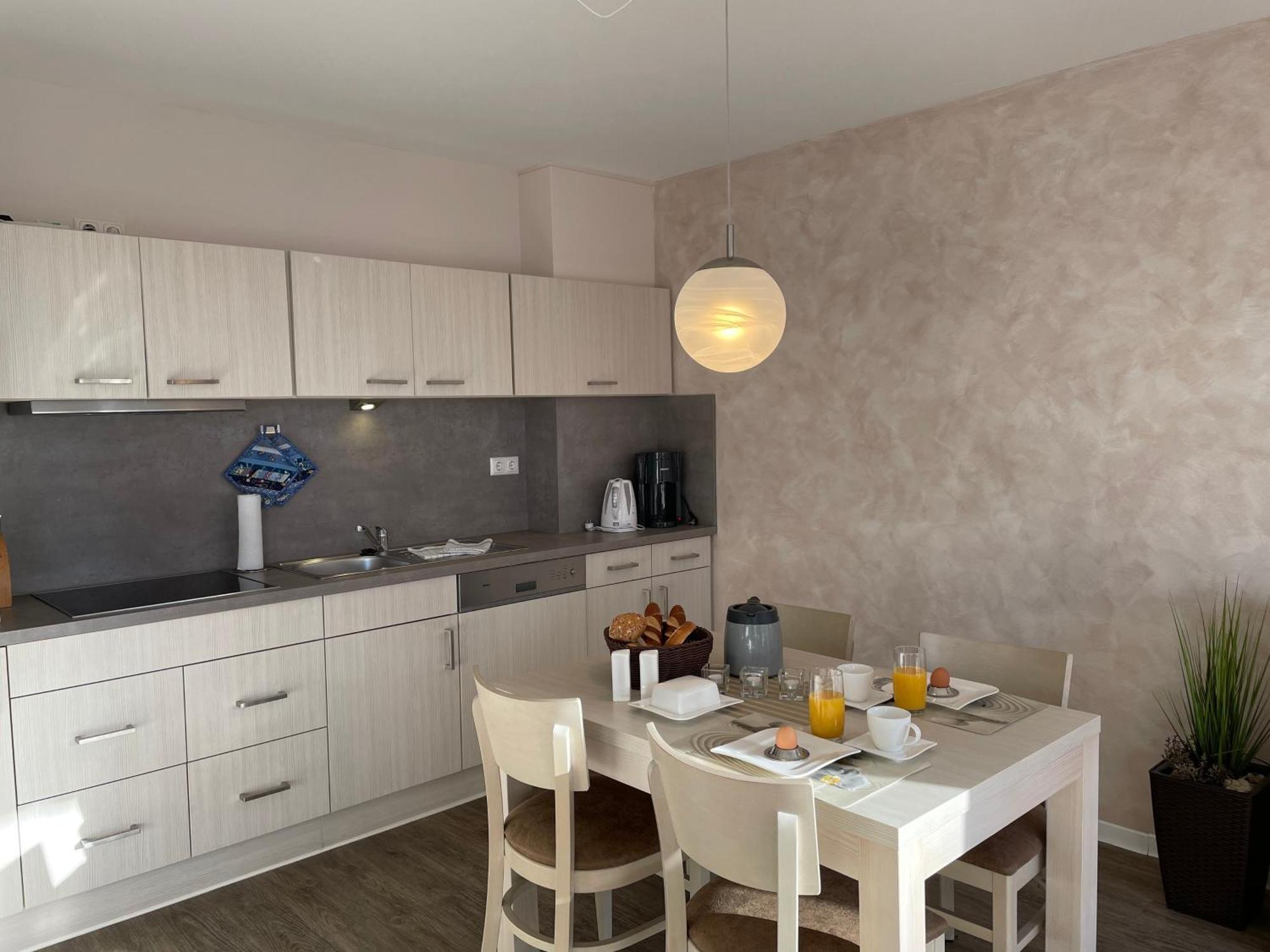 Apartment 15 "Sturmmoewe", Blickrichtung Strand Offenes Meer 엑케른포르데 외부 사진