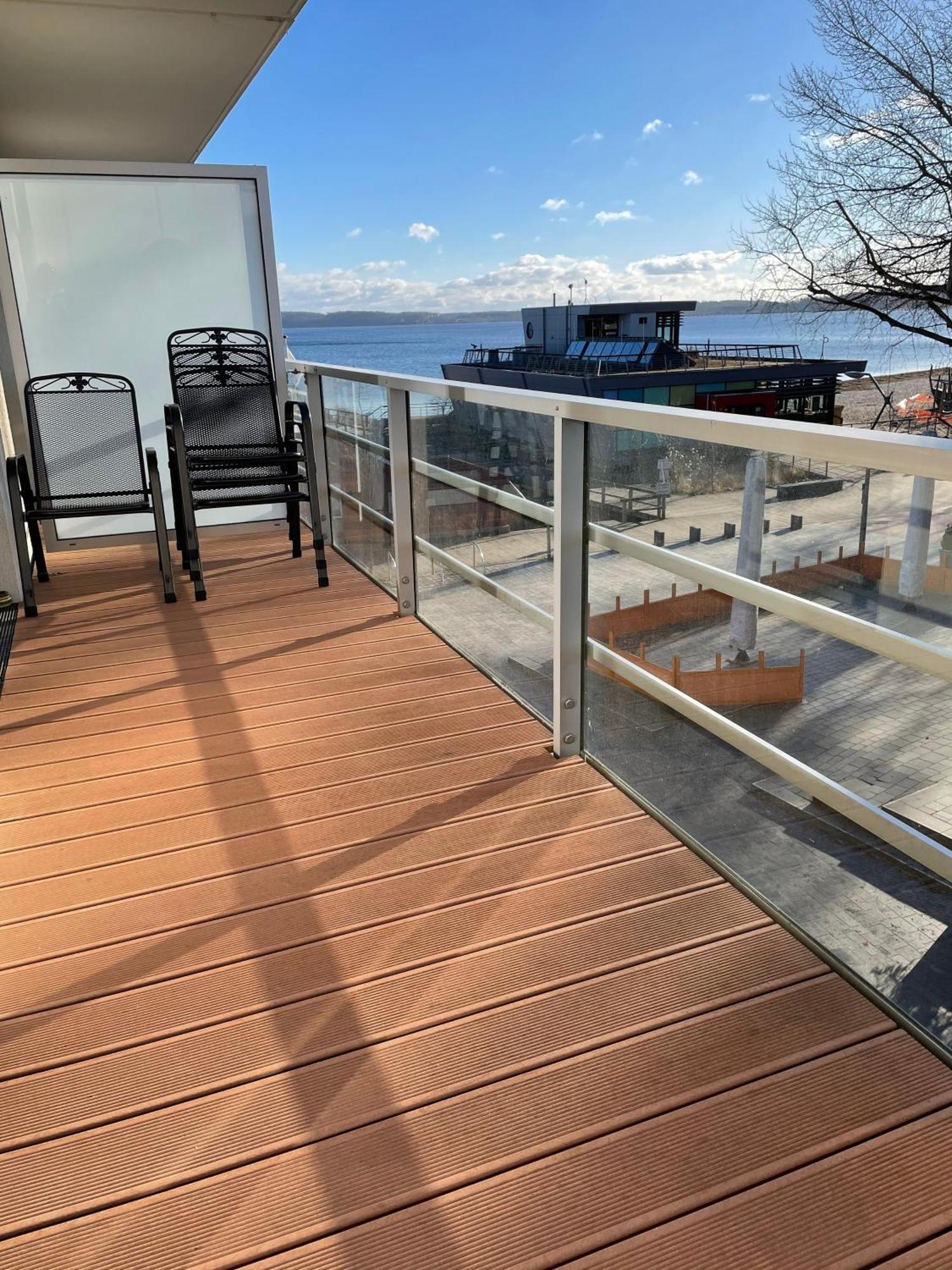 Apartment 15 "Sturmmoewe", Blickrichtung Strand Offenes Meer 엑케른포르데 외부 사진